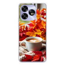 Чехол с уникальным дизайном «Осень с кофе» для UMIDIGI A15C