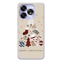 Різдвяні Чохли для UMIDIGI A15C (VPrint) (Merry Christmas)