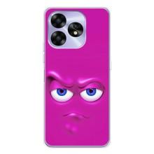 Силиконовые Чехлы (смешные стикеры) для UMIDIGI A15C – Хитрая мордочка