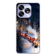 Силиконовый бампер на рождество для UMIDIGI A15C (Поезд)
