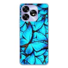 Силіконовий бампер з картинкою звірів для UMIDIGI A15C (Крила метеликів)