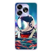 Силиконовый Чехол с принтом "Космонавты" на UMIDIGI A15C – Космонавт в воде
