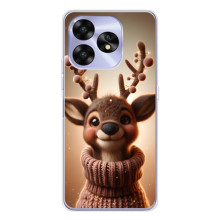 Яскравий чохол для UMIDIGI A15C з Зимові Оленята (Олень в светрі)