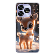 Яскравий чохол для UMIDIGI A15C з Зимові Оленята (Оленятко)