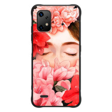 Чехлы (ART) Цветы на UMiDiGi Bison X20 (VPrint) (Глаза в цветах)