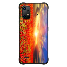 Чехол с картинкой (Стильные) для ]{Умidigde Бизоnx20 - (AlphaPrint) (Поле тюльпанов)