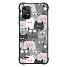 Чехлы с Котиками для UMiDiGi Bison X20 (VPrint) (Рисованные котики)