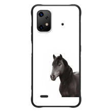 Чехлы с Лошадью дляUMiDiGi Bison X20 (VPrint) (Черный Конь)