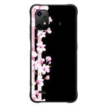 Чехол для ]{Умidigde Бизоnx20 - с принтом (Дизайнерские) (AlphaPrint) (Цветочки)