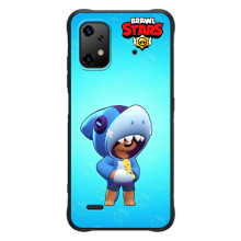 Чехол для UMiDiGi Bison X20 Бравл Старс (VPrint) (Леон акула)