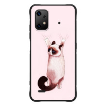 Чехол на ]{Умidigde Бизоnx20 с Котами (VPrint) (Котик падает)