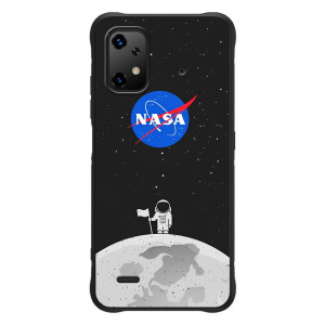 Силиконовый бампер с принтом "Наса" на UMiDiGi Bison X20 – Космонавт NASA