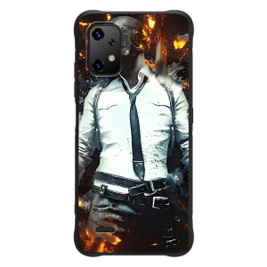 Силиконовый чехол с картинкой "Герой Pubg" на UMiDiGi Bison X20 – Man Пубг