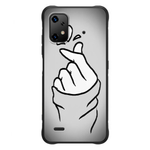 Чохол з принтом для UMiDiGi Bison X20 (AlphaPrint - Знак сердечка)