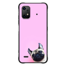 Бампер для UMiDiGi Bison X20 з картинкою "Песики" – Собака на рожевому