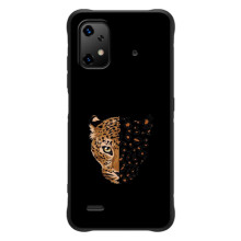 Чохол з леопардовим принтом на UMiDiGi Bison X20 (Леопард на чорному)
