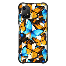 Чехол с принтом для ]{Умidigde Бизоnx20 - (Прикольные) (AlphaPrint) (Яркие бабочки)