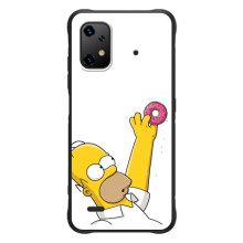 Чехол с Симпсонами для UMiDiGi Bison X20 (VPrint) (Гомер с пончиком)