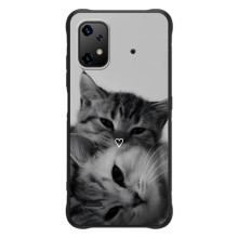 Чехол с рисунком кот на UMiDiGi Bison X20 (Пара котов)