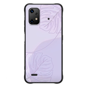 Чехол цветочный дизайн для UMiDiGi Bison X20 – Монстера фиолетовая