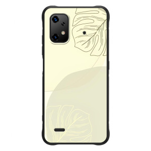Чехол цветочный дизайн для UMiDiGi Bison X20 – Зелёный фон