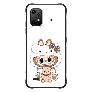 Чехол с принтом Лабубу для UMiDiGi Bison X20 – Белый Лабубу