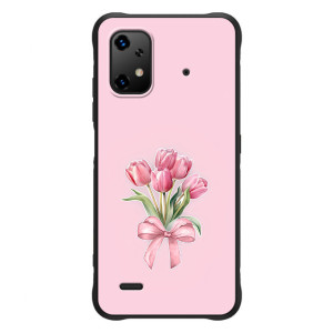 Чехол с розовым рисунком для UMiDiGi Bison X20