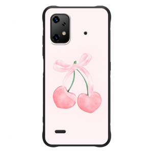 Чехол с розовым рисунком для UMiDiGi Bison X20