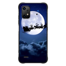 Новорічні Чохли для УмiДігi Байсон Х20 (VPrint) (Санта - місяць)