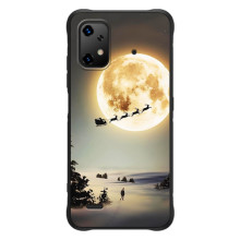 Новорічні, Святкові Чохли для UMiDiGi Bison X20 - 2024 год (Санта на місяці)