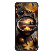 Чохол з унікальним дизайном 'Осінь з кавою' для UMiDiGi Bison X20 – Темна кава