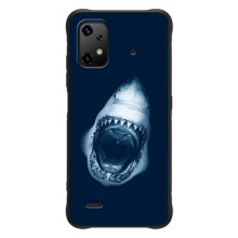 Силіконовий бампер з картинкою звірів для UMiDiGi Bison X20 – Пащу Акули