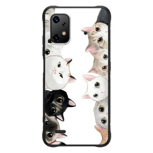Силиконовый чехол с котиком для UMiDiGi Bison X20 – Коты