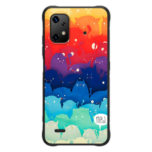 Силиконовый чехол с котиком для UMiDiGi Bison X20 – Mew