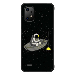 Силиконовый Чехол с принтом "Космонавты" на UMiDiGi Bison X20 – Космонавт на рыбалке