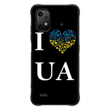 Силіконовий Чохол  на UMiDiGi Bison X20 (Я-Україна) (I Love UA)