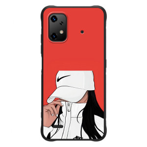 Силиконовый Чехол на UMiDiGi Bison X20 с картинкой Стильных Девушек (Девушка Nike)