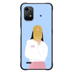 Силиконовый Чехол на UMiDiGi Bison X20 с картинкой Стильных Девушек (Желтая кепка)