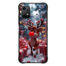Яскравий чохол для UMiDiGi Bison X20 з Зимові Оленята – Олень серед подарунків