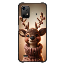 Яскравий чохол для UMiDiGi Bison X20 з Зимові Оленята – Олень в светрі