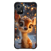 Яскравий чохол для UMiDiGi Bison X20 з Зимові Оленята – Оленятко серед герлянд