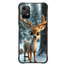 Яскравий чохол для UMiDiGi Bison X20 з Зимові Оленята – Оленятко в лісі