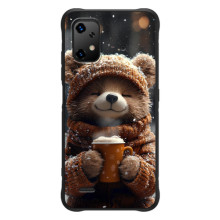 Друкований чохол 'Звірята з кавою' для UMiDiGi Bison X20 (Мішка з кавою)