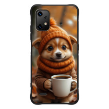 Друкований чохол 'Звірята з кавою' для UMiDiGi Bison X20 (Песик з кавою)