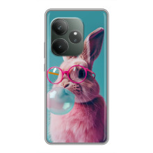 Чехол с принтом стильные животные для {ViVO iQOO 15 Ultra} 
 – Кролик в очках