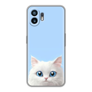 Чехол на тематику: Коты для Vivo iQOO Z11i – Белый кот