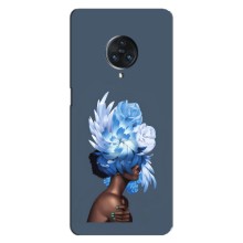 Чехлы (ART) Цветы на Vivo Nex 3 (VPrint) (Цветы на голове)