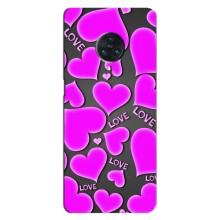 Чехлы для любимой на Виво Некс 3 (VPrint) (Pink hearts)