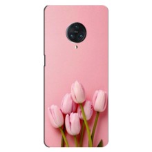 Чехлы с картинкой (Тюльпаны) на Виво Некст 3 – Розовые тюльпаны