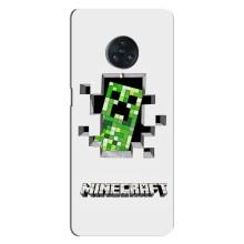 Чехол Майнкрафт на Vivo Nex 3 (AlphaPrint) Minecraft (крипер Майнкрафт)